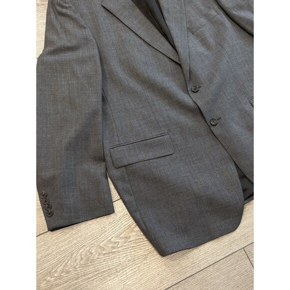 Ralph Ralph Lauren Dillards Blazer Mens 46T Grey Single Breasted Wool Canada - Picture 2 of 10